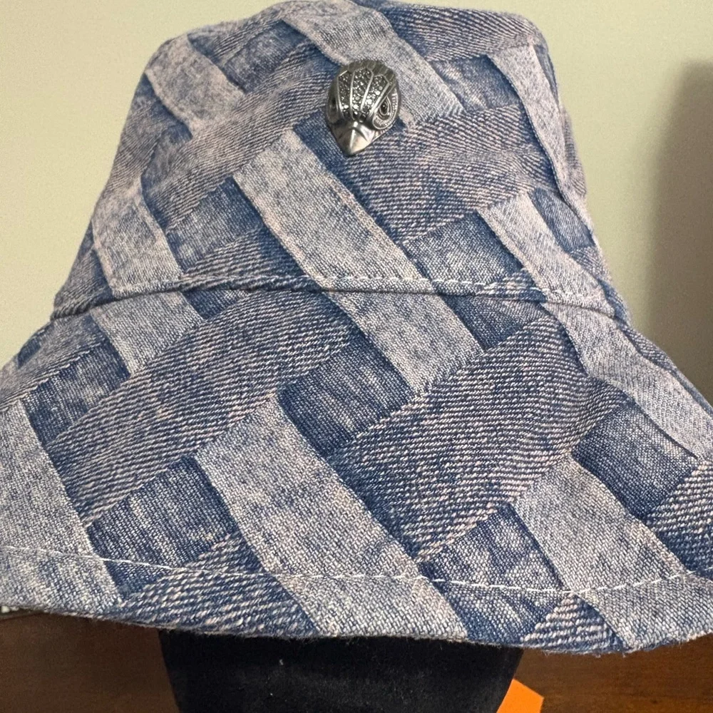 Kurt Geiger Kensington Textured Women's Bucket Hat - Picture 2 of 9